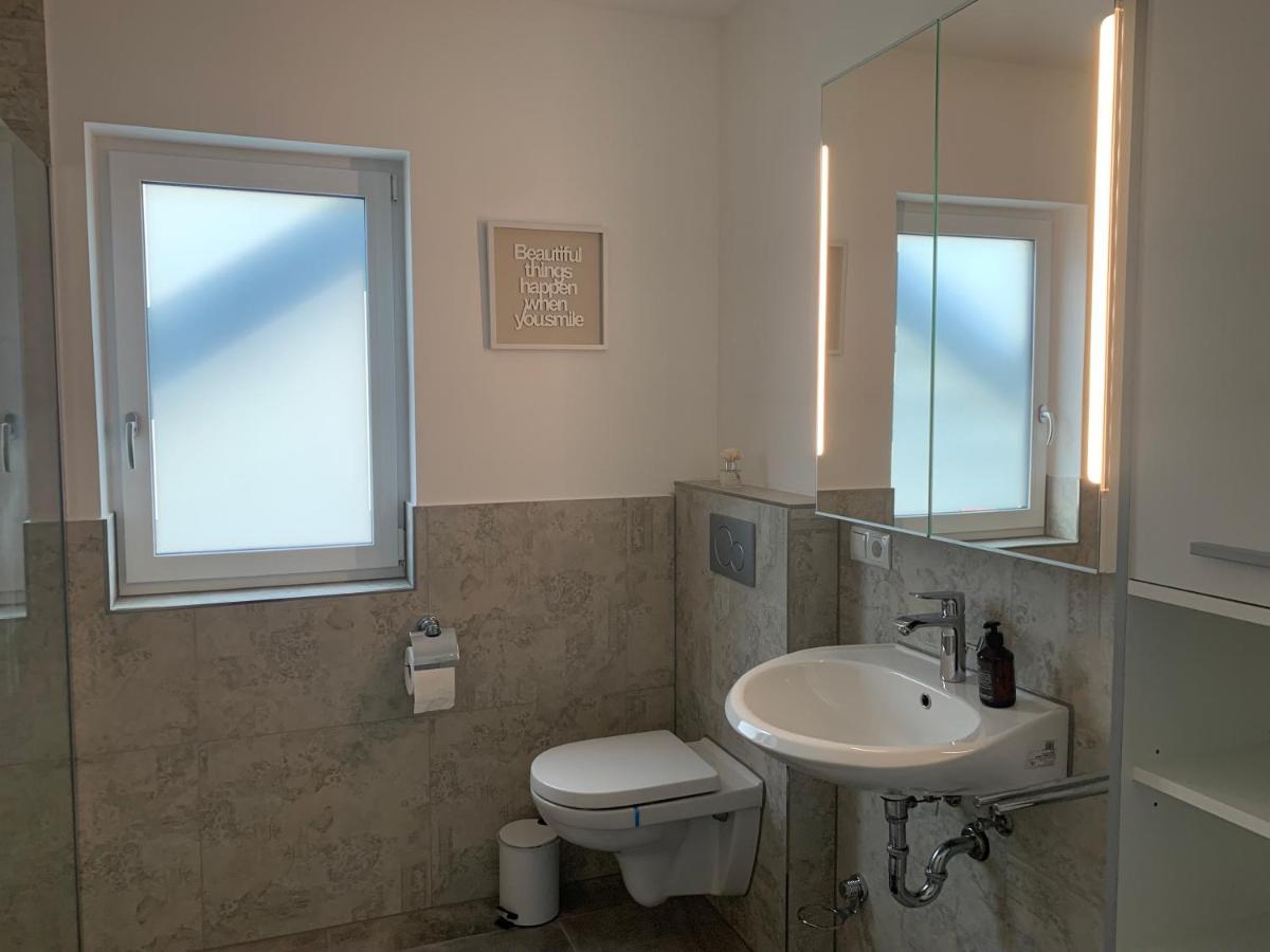 3 Zimmer Ferienwohnung Hanna Hirschaid Buitenkant foto