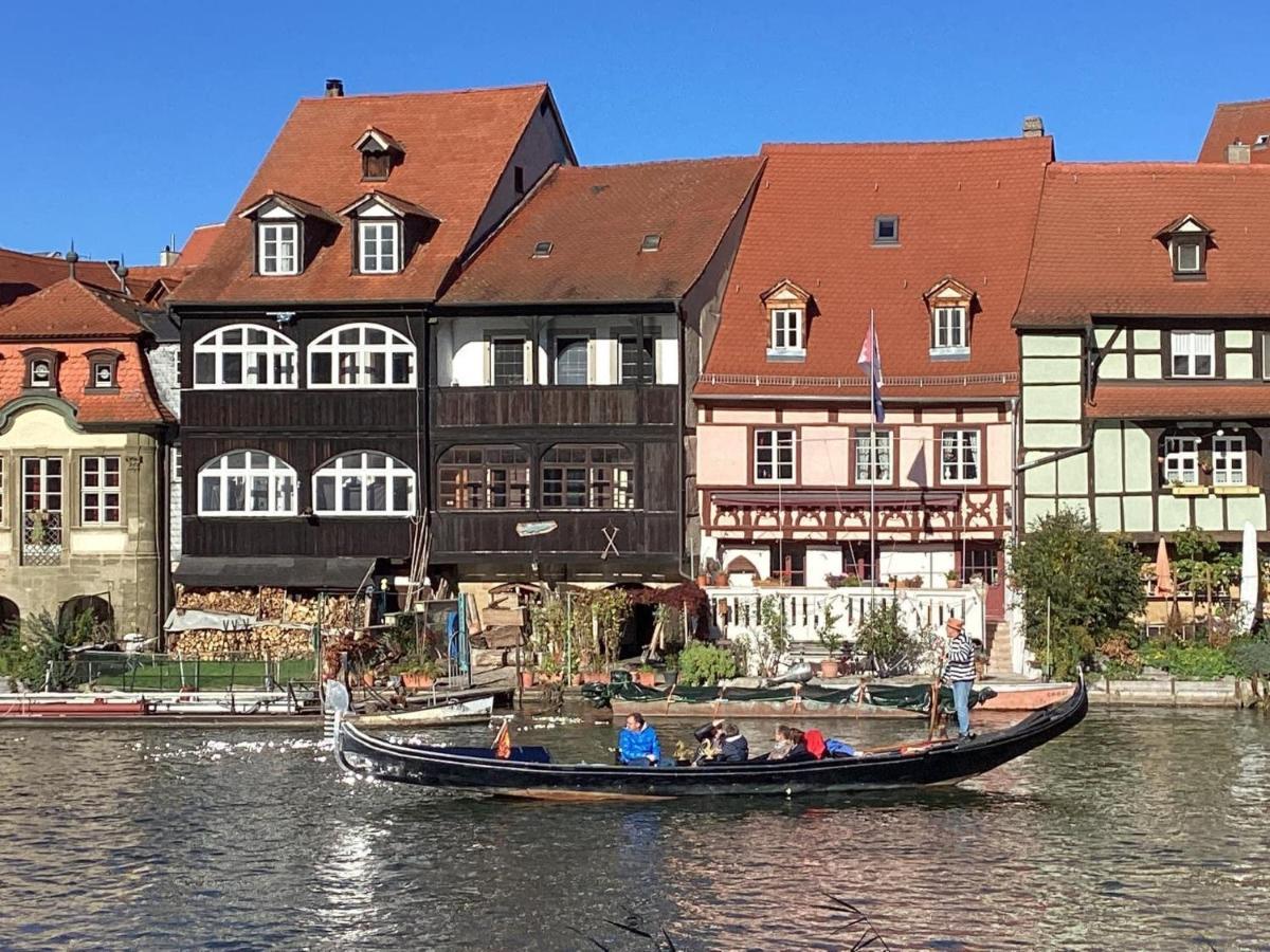 3 Zimmer Ferienwohnung Hanna Hirschaid Buitenkant foto